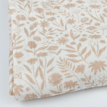 Musselin Blumenprint rosé