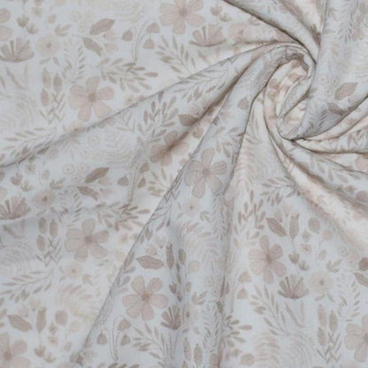 Popeline Waldblumen pastell