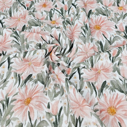 Musselin Wildblumen groß