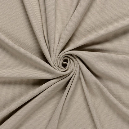 Baumwoll-Strickstoff beige
