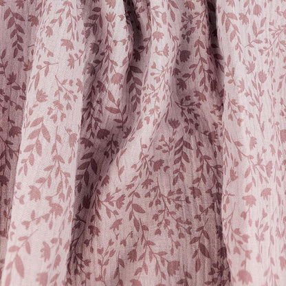 Musselin Blumenprint altrosé
