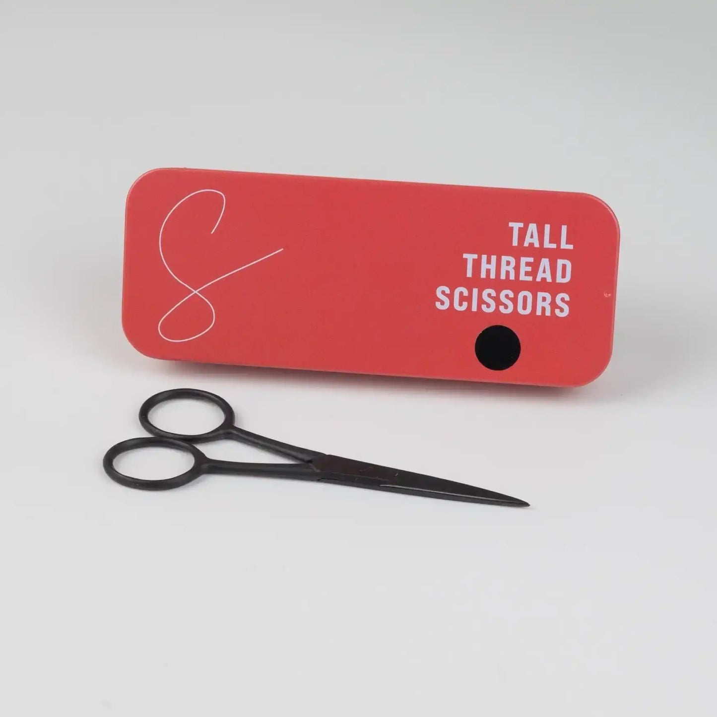 Fadenschere | schwarze Stickschere aus Metall - Stoff bei elli&else