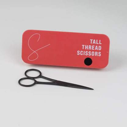 Fadenschere | schwarze Stickschere aus Metall - Stoff bei elli&else