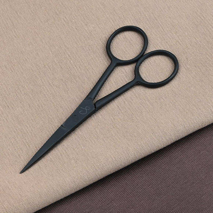 Fadenschere | schwarze Stickschere aus Metall - Stoff bei elli&else