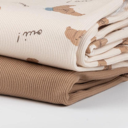 Rippjersey Mr. Croissant von Family Fabrics