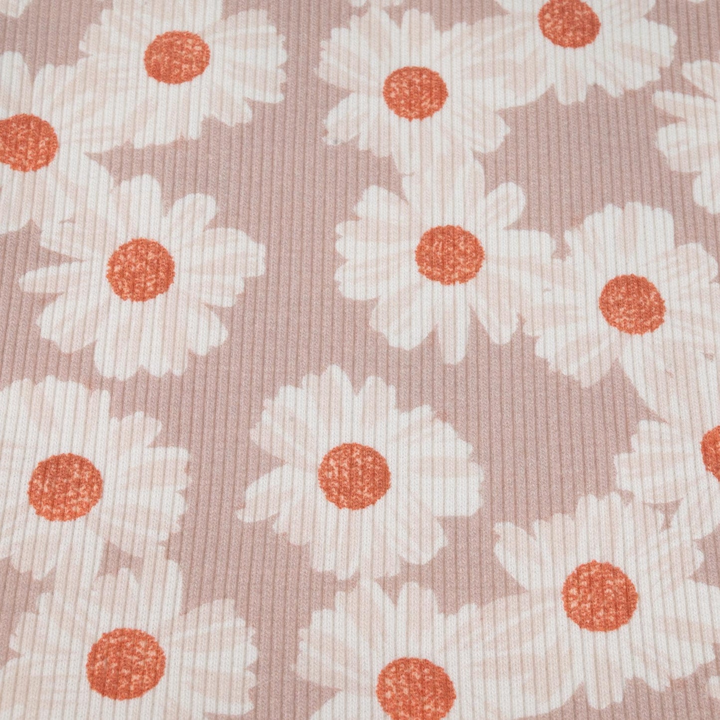Rippjersey Blumen 'Marigold' von Family Fabrics