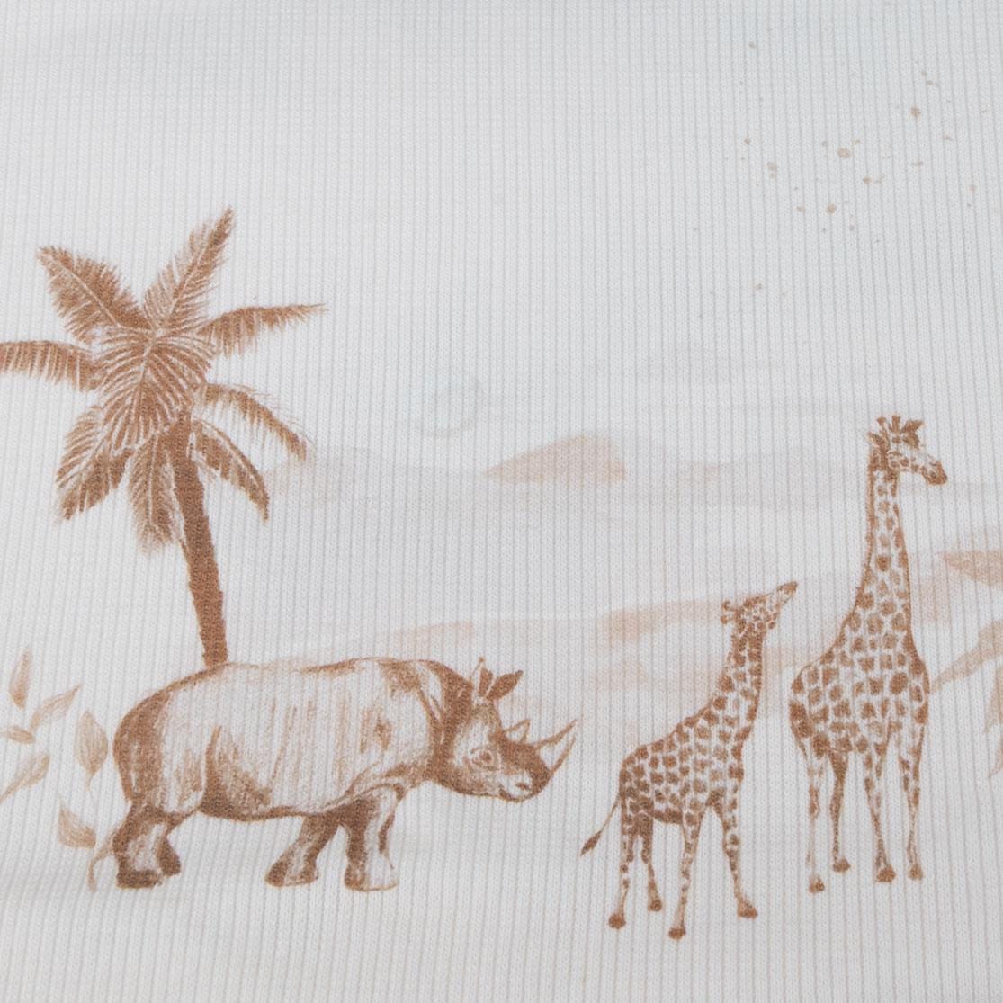 Rippjersey Safari von Family Fabrics