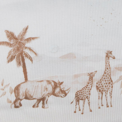 Rippjersey Safari von Family Fabrics