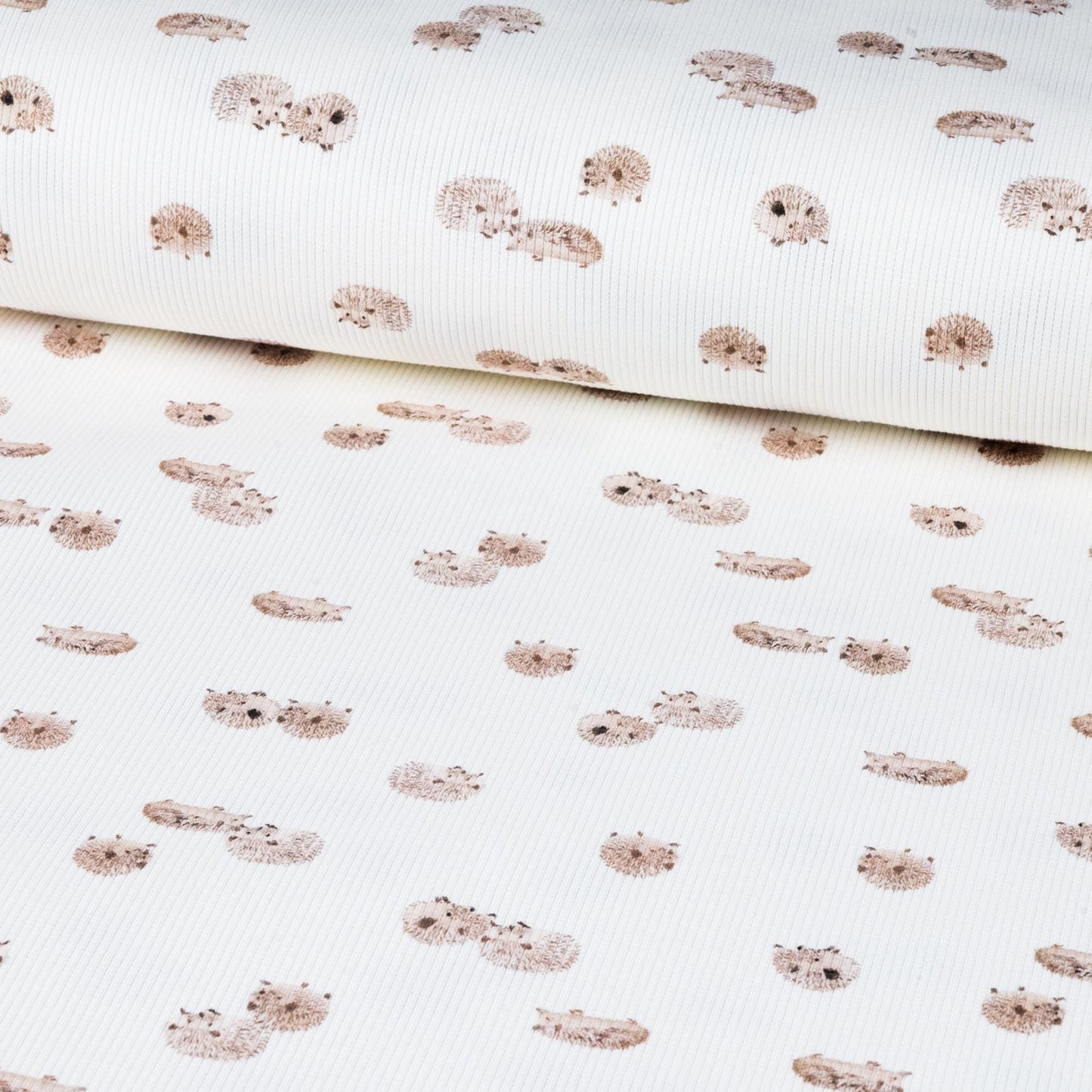 Rippjersey Igel von Family Fabrics