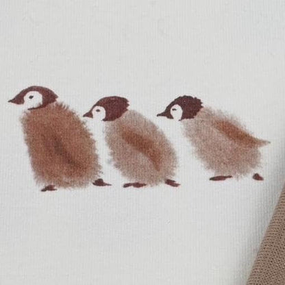 French Terry Pinguine von Family Fabrics