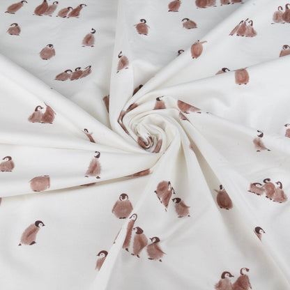 French Terry Pinguine von Family Fabrics