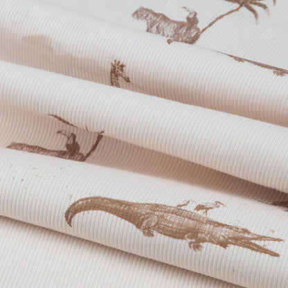 Rippjersey Safari von Family Fabrics