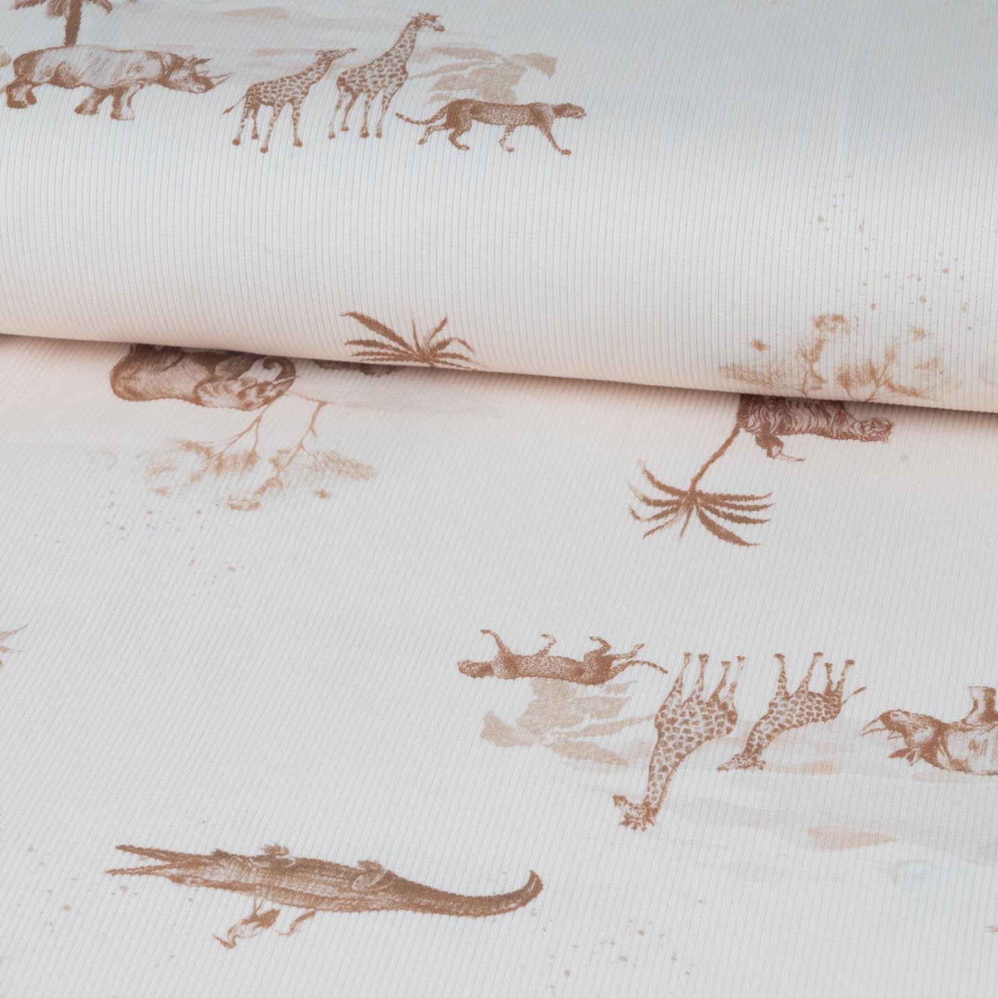 Rippjersey Safari von Family Fabrics