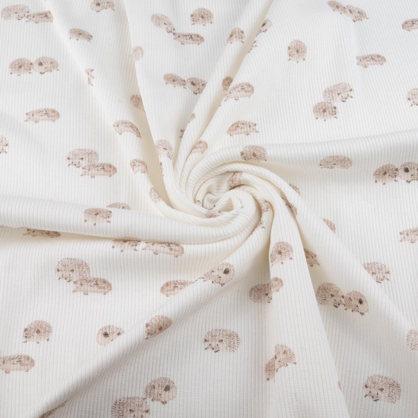 Rippjersey Igel von Family Fabrics