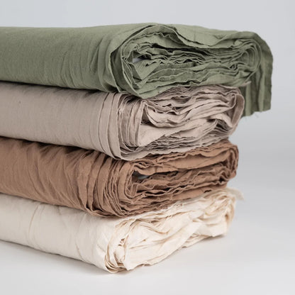 Baumwollstoff vorgewaschen in verschiedenen Farben | Baumwollstoff uni | Dekostoff | Kinderstoff Baumwolle - Stoff bei elli&else