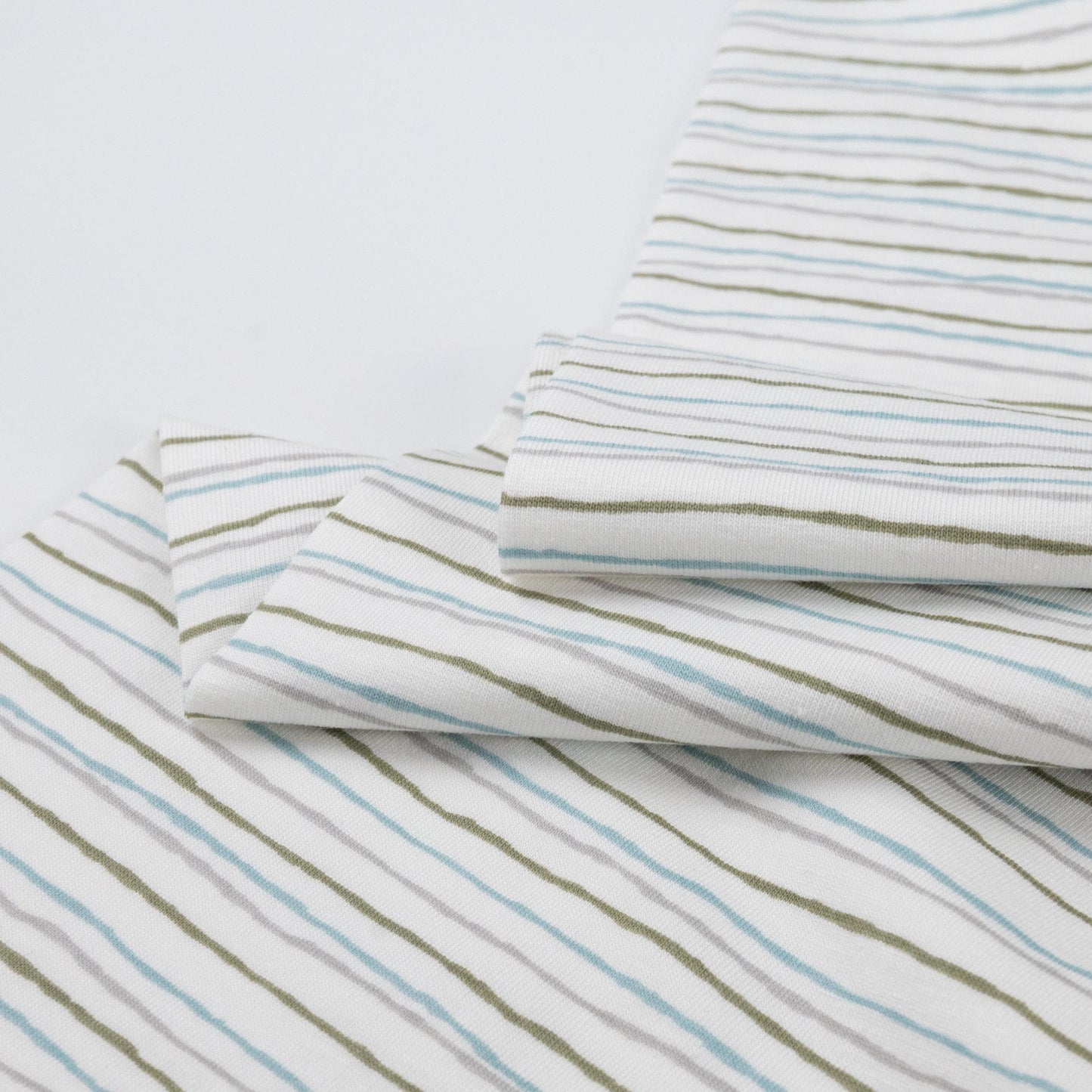 Jersey Streifen grün grau - elli&else