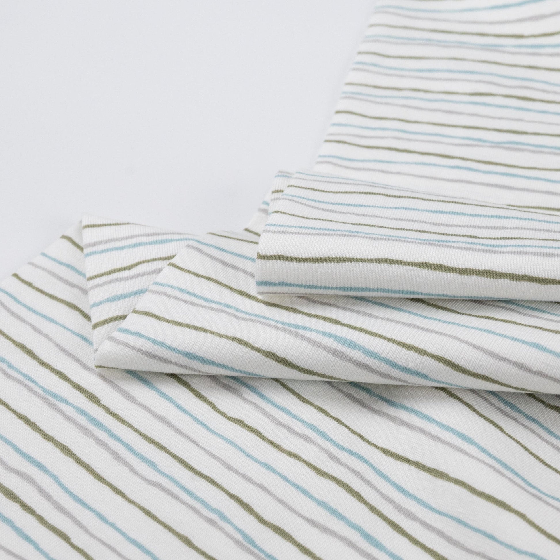 Jersey Streifen grün grau - elli&else