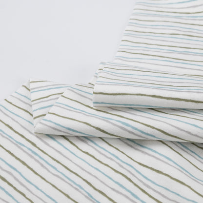 Jersey Streifen grün grau - elli&else