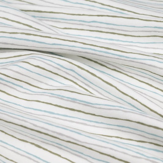 Jersey Streifen grün grau - elli&else