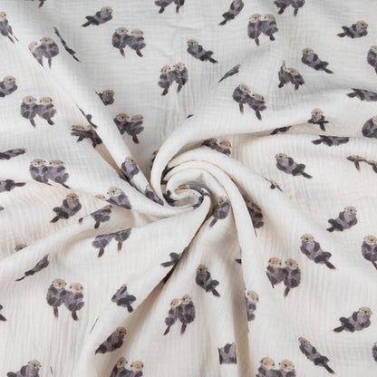 Musselin Otter&Friends | Family Fabrics - elli&else
