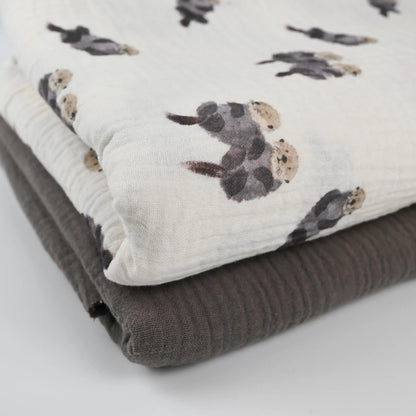 Musselin Otter&Friends | Family Fabrics - elli&else