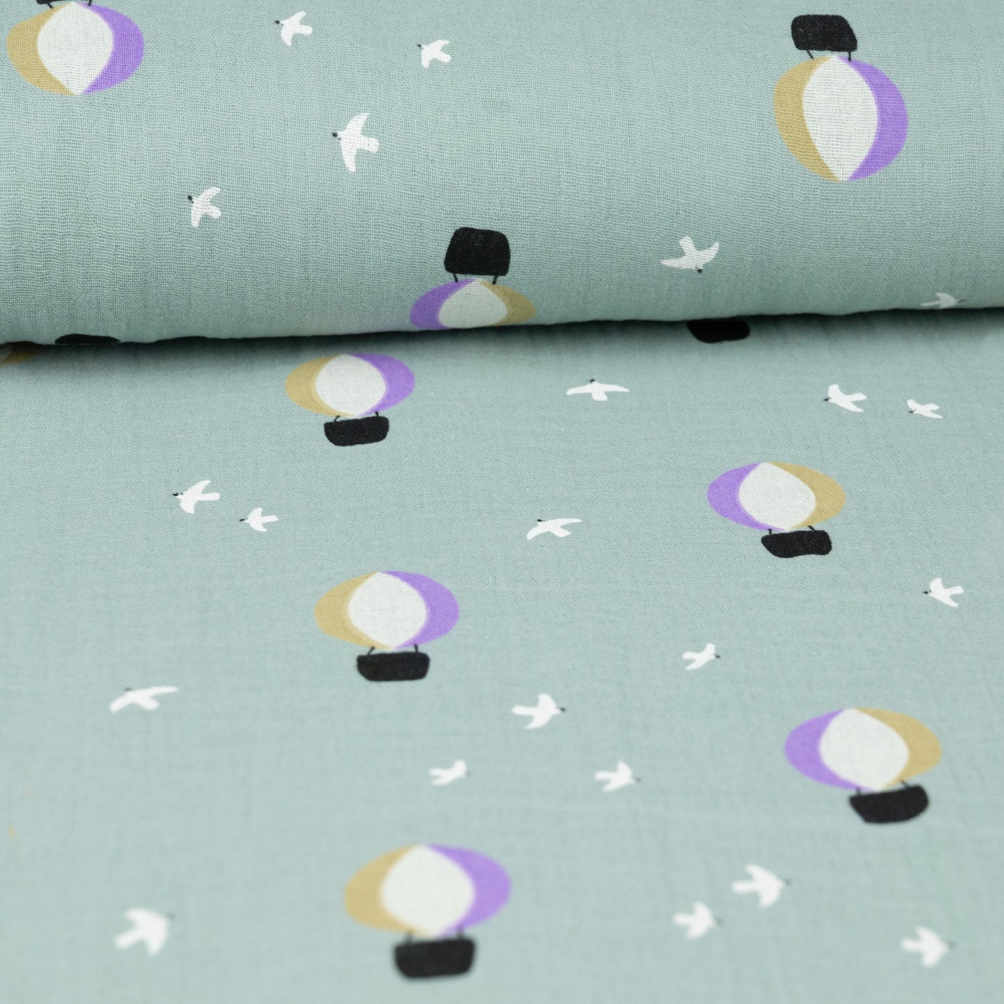 Musselin Ballons nilgrün - elli&else