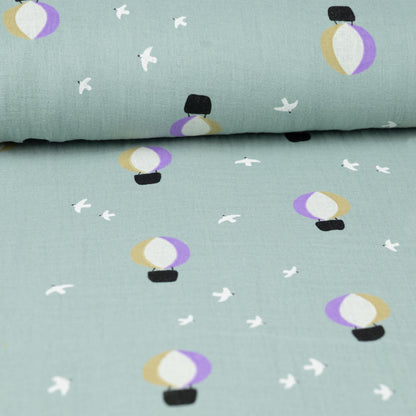 Musselin Ballons nilgrün - elli&else