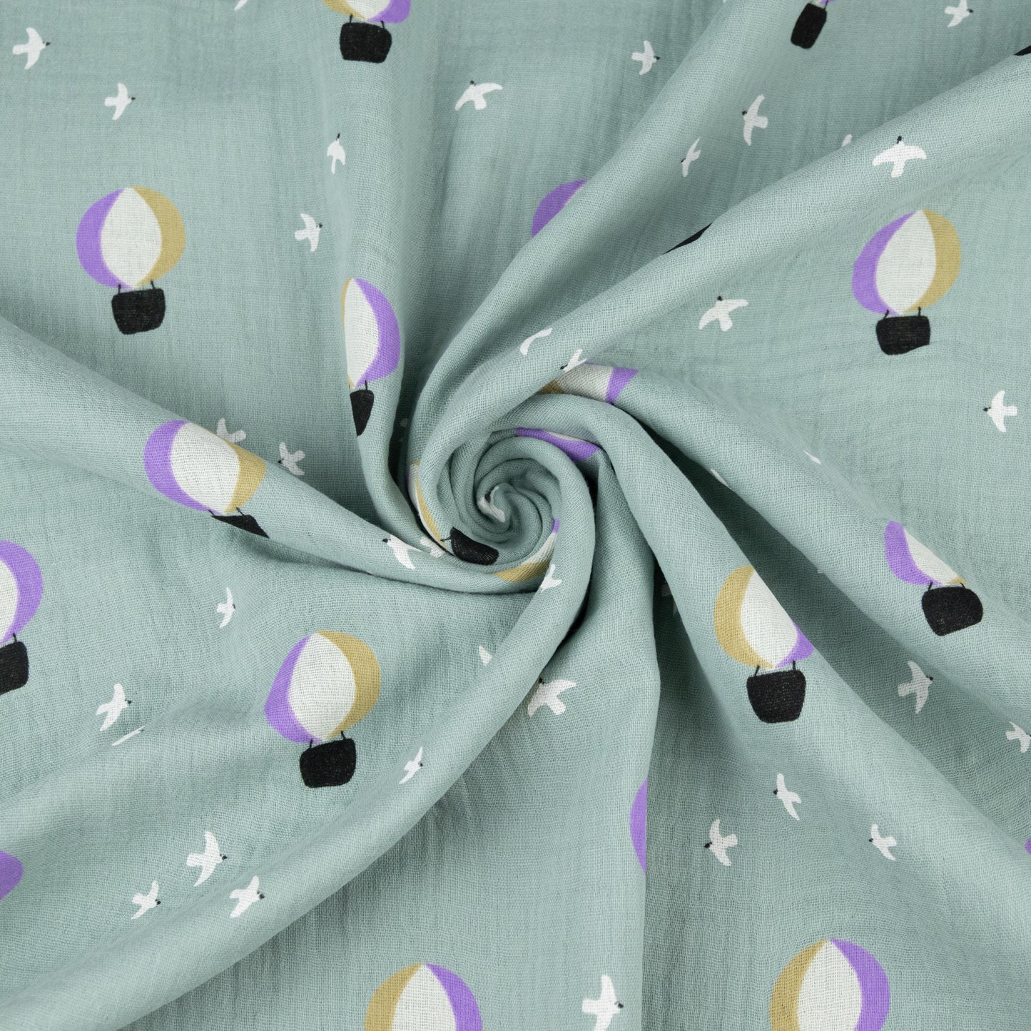 Musselin Ballons nilgrün - elli&else