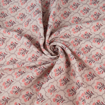 Musselin Blütenmuster hellrosé - elli&else