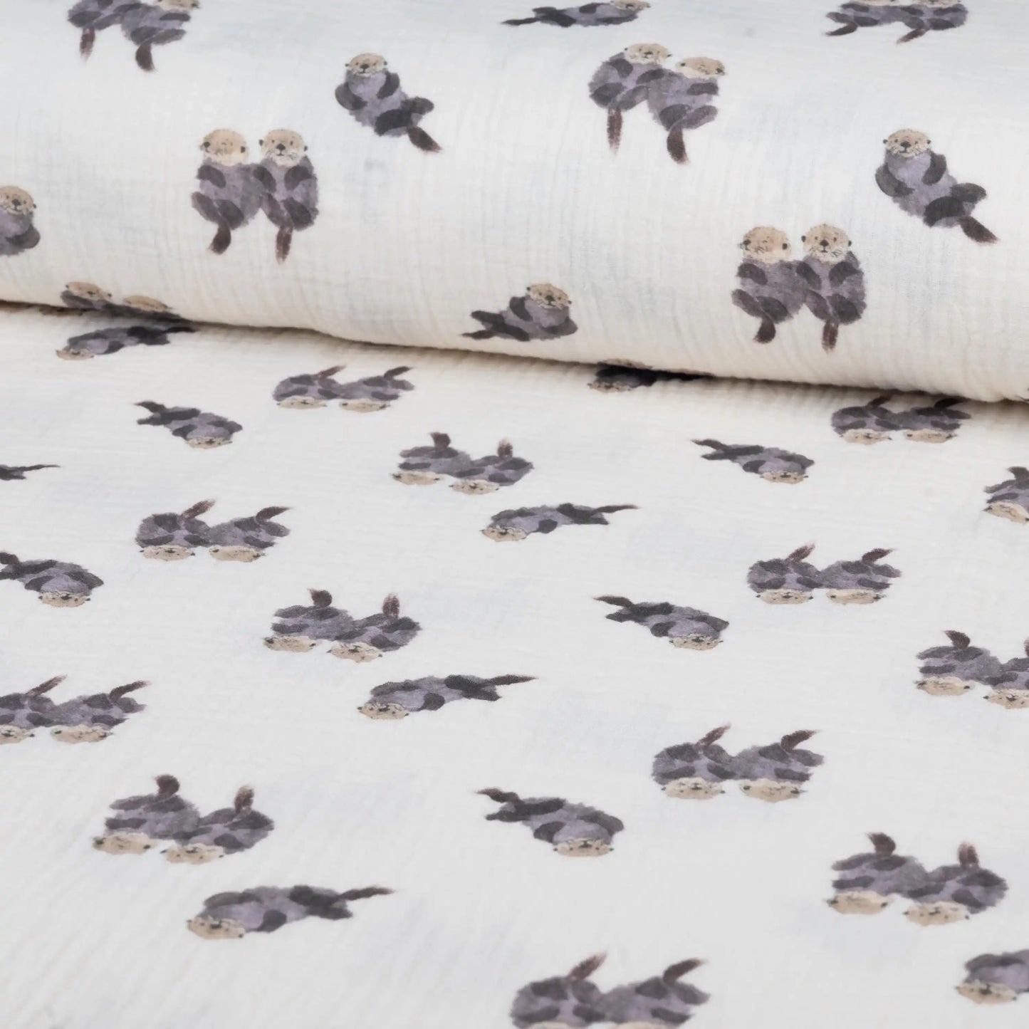 Musselin Otter&Friends | Family Fabrics - elli&else