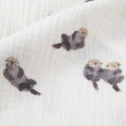 Musselin Otter&Friends | Family Fabrics - elli&else