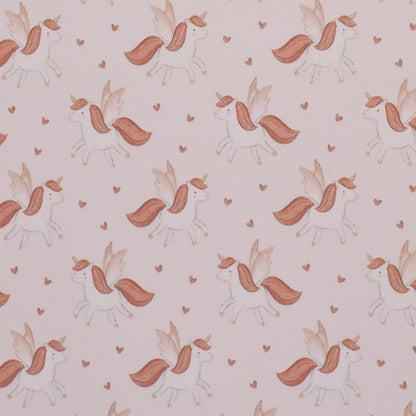 Rib Jersey Einhorn rosa - elli&else