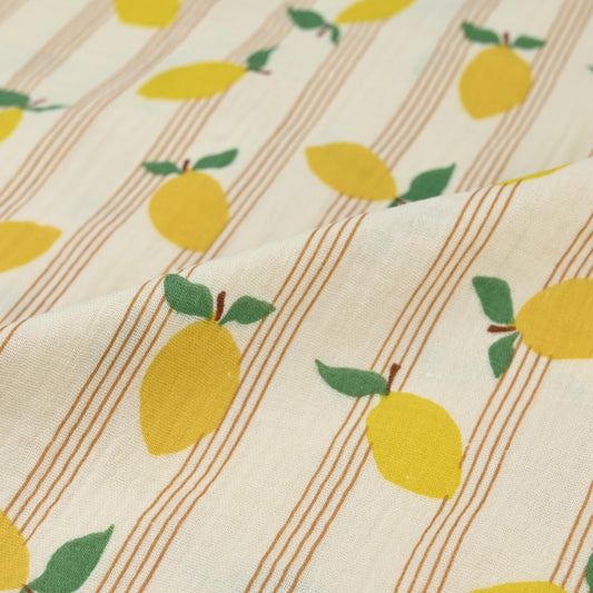 Musselin Zitronen & Streifen - elli&else