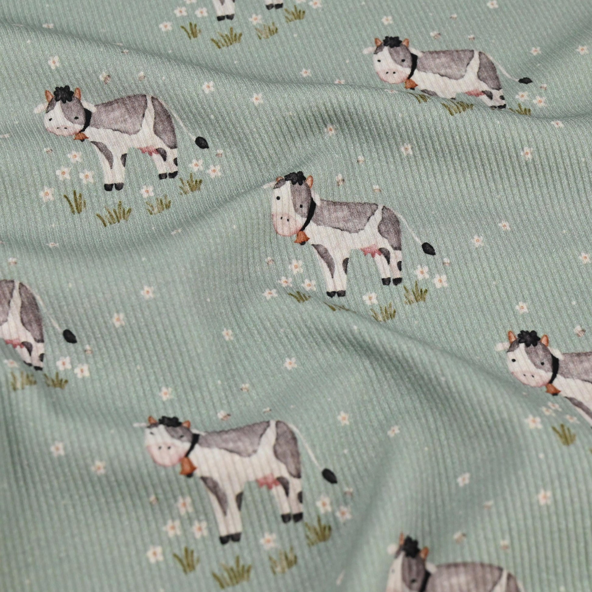 Rib Jersey Kühe - elli&else