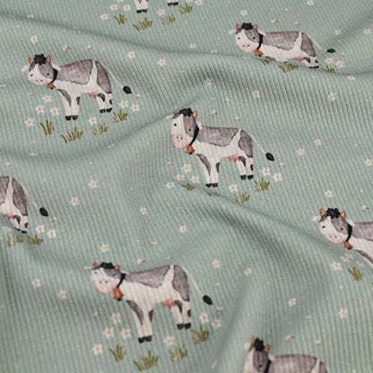 Rib Jersey Kühe - elli&else