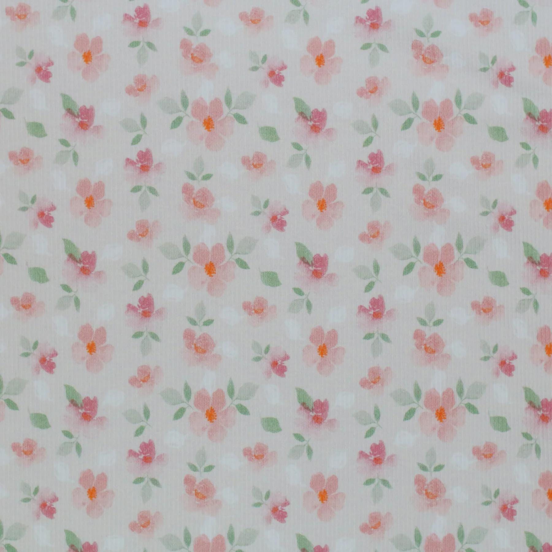 Rib Jersey Aquarellblumen - elli&else