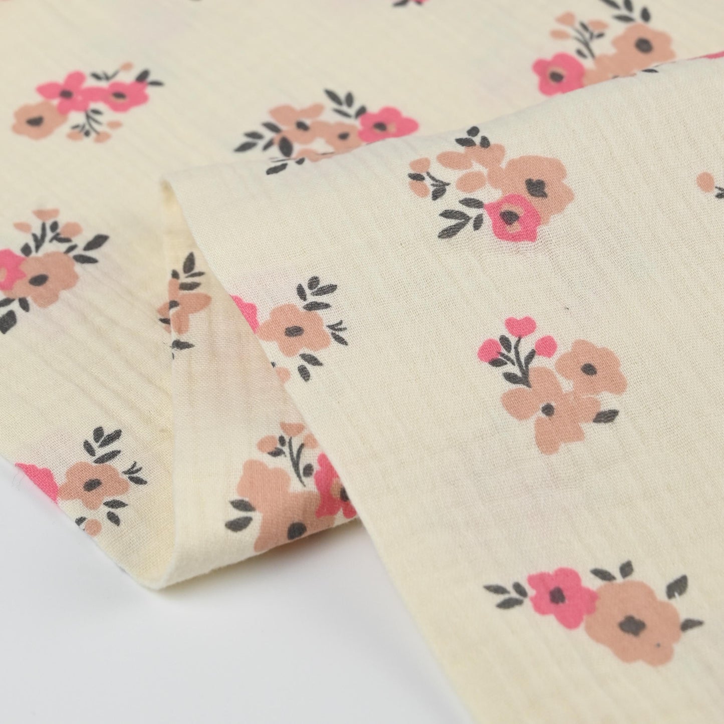 Musselin Blumen apricot - elli&else