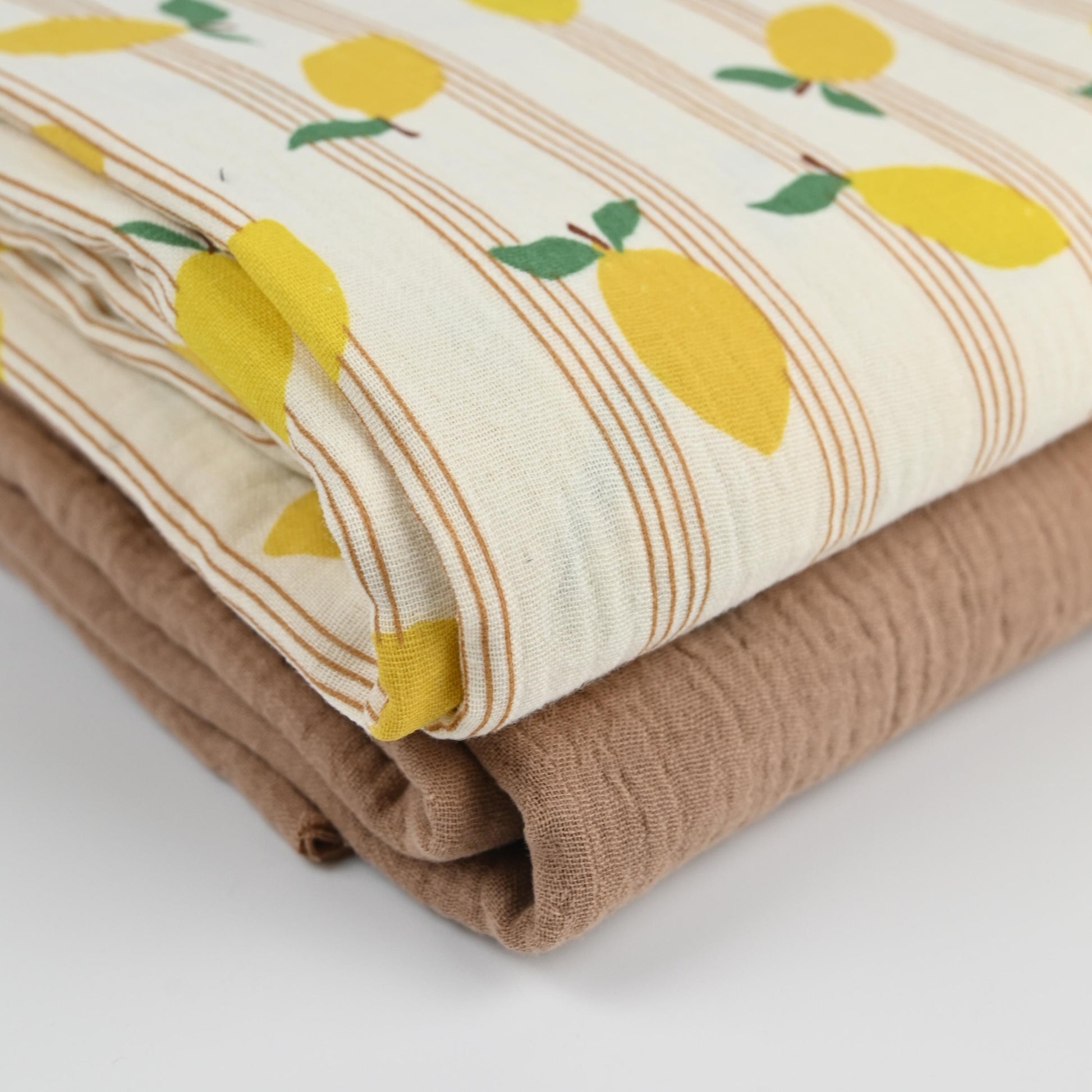 Musselin Zitronen & Streifen - elli&else