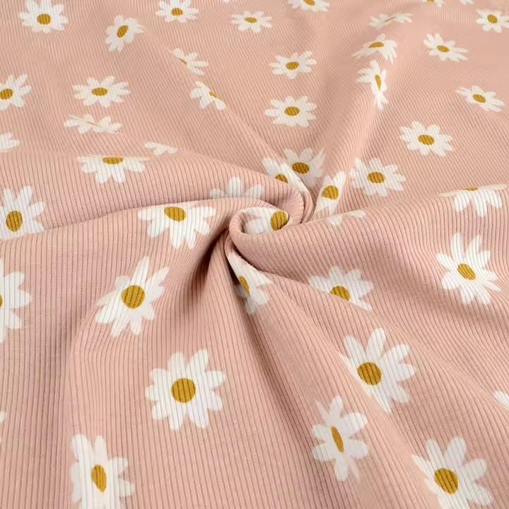 Bio Rib Jersey Daisy