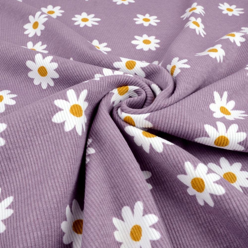 Bio Rib Jersey Daisy