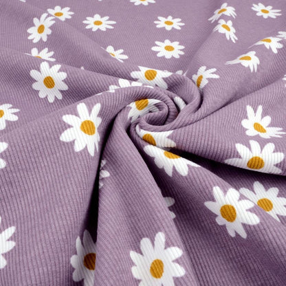 Bio Rib Jersey Daisy