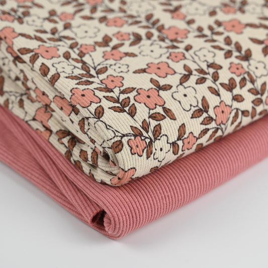 Bio Rib Jersey Blumenranken - elli&else