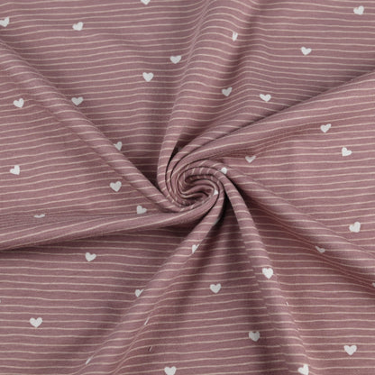 Jersey gestreift mit Herzen - elli&else