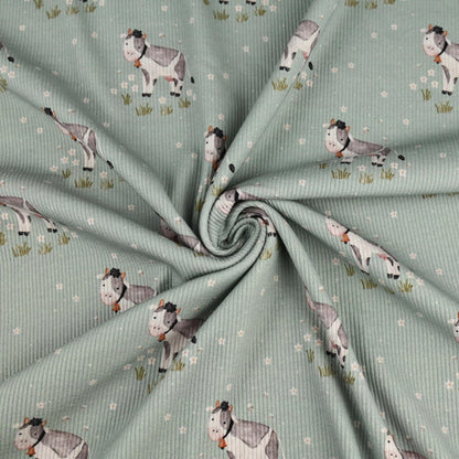 Rib Jersey Kühe - elli&else