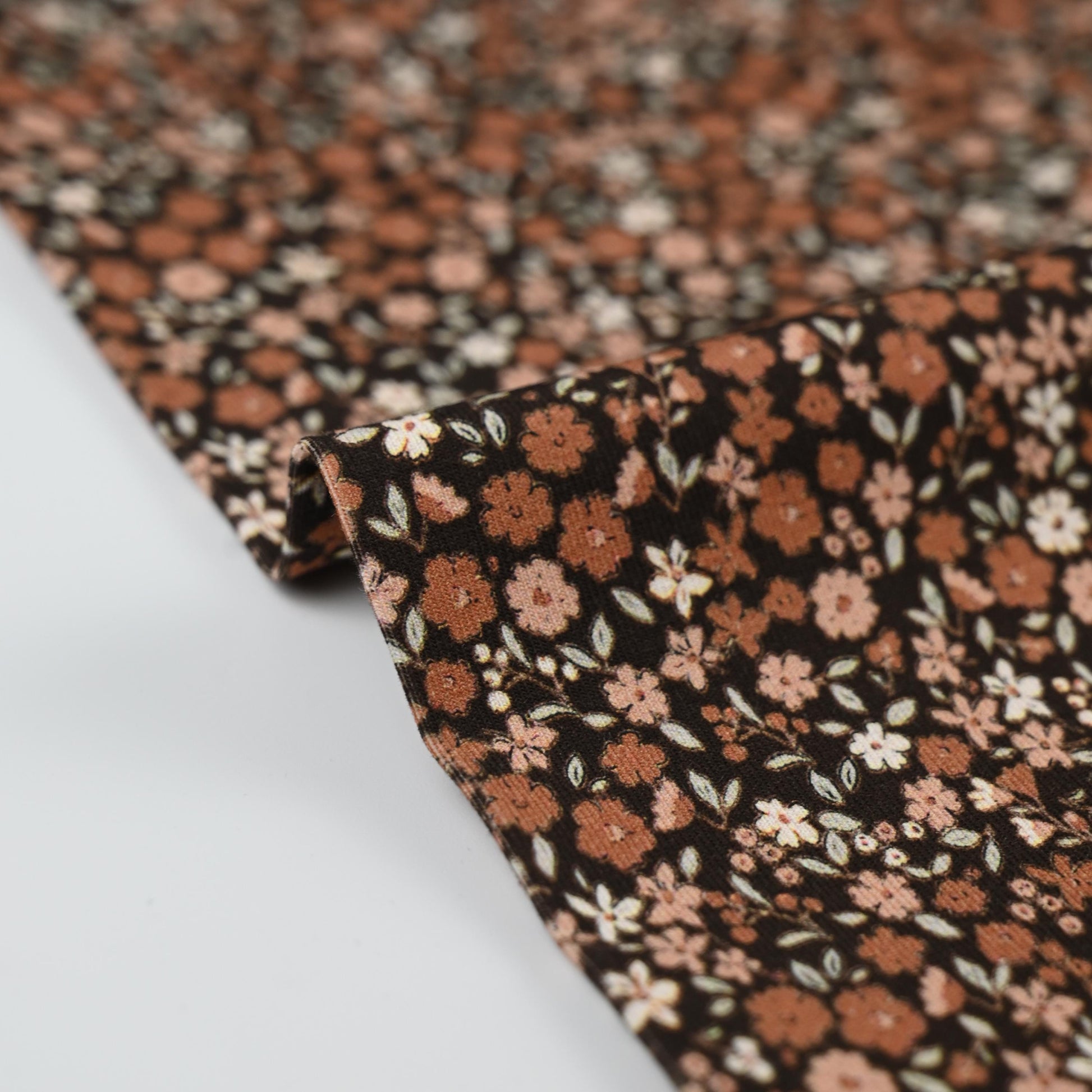 Jersey Blumenwiese braun - elli&else