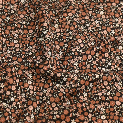 Jersey Blumenwiese braun - elli&else