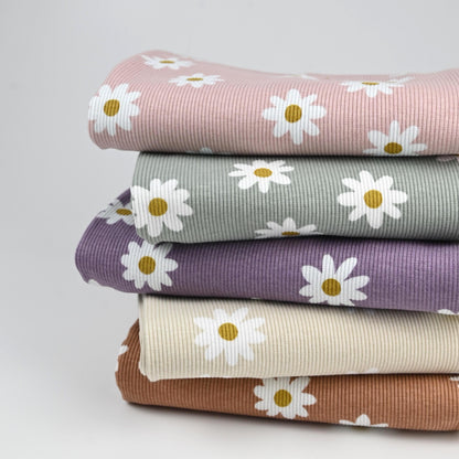 Bio Rib Jersey Daisy
