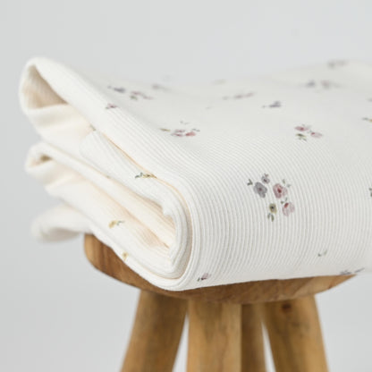 Rib Jersey Fine Fleurs - elli&else
