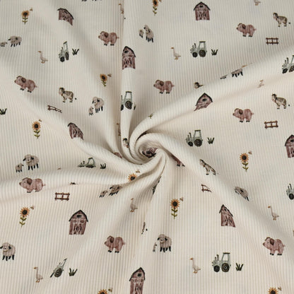 Rib Jersey Bauernhof mini - elli&else