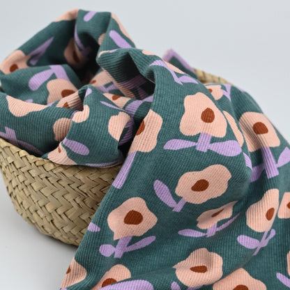 Bio Rib Jersey Blumen | Jennifer Bouron - elli&else